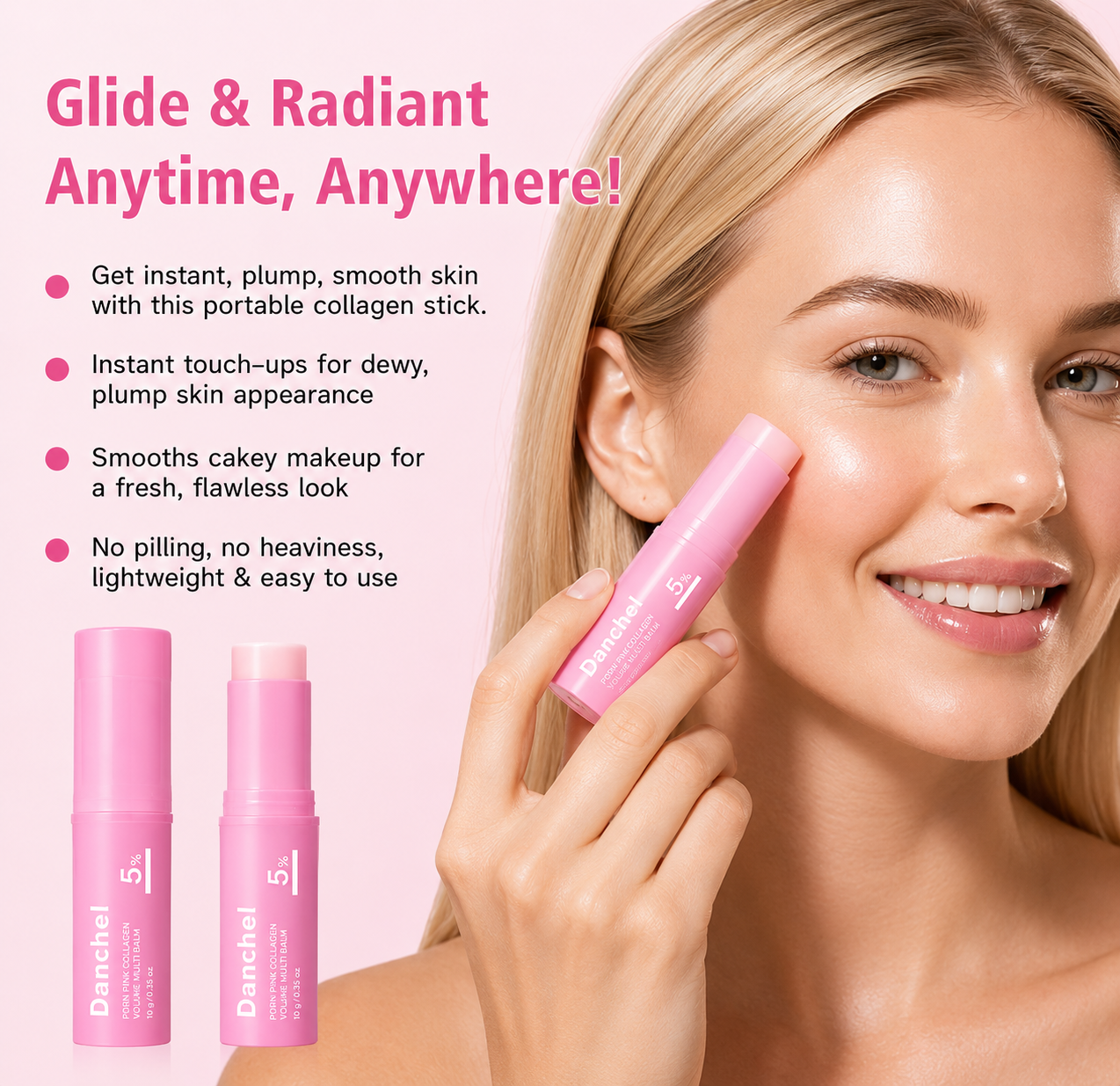 Danchel Radiant Glow - Collagen Multi Balm Stick