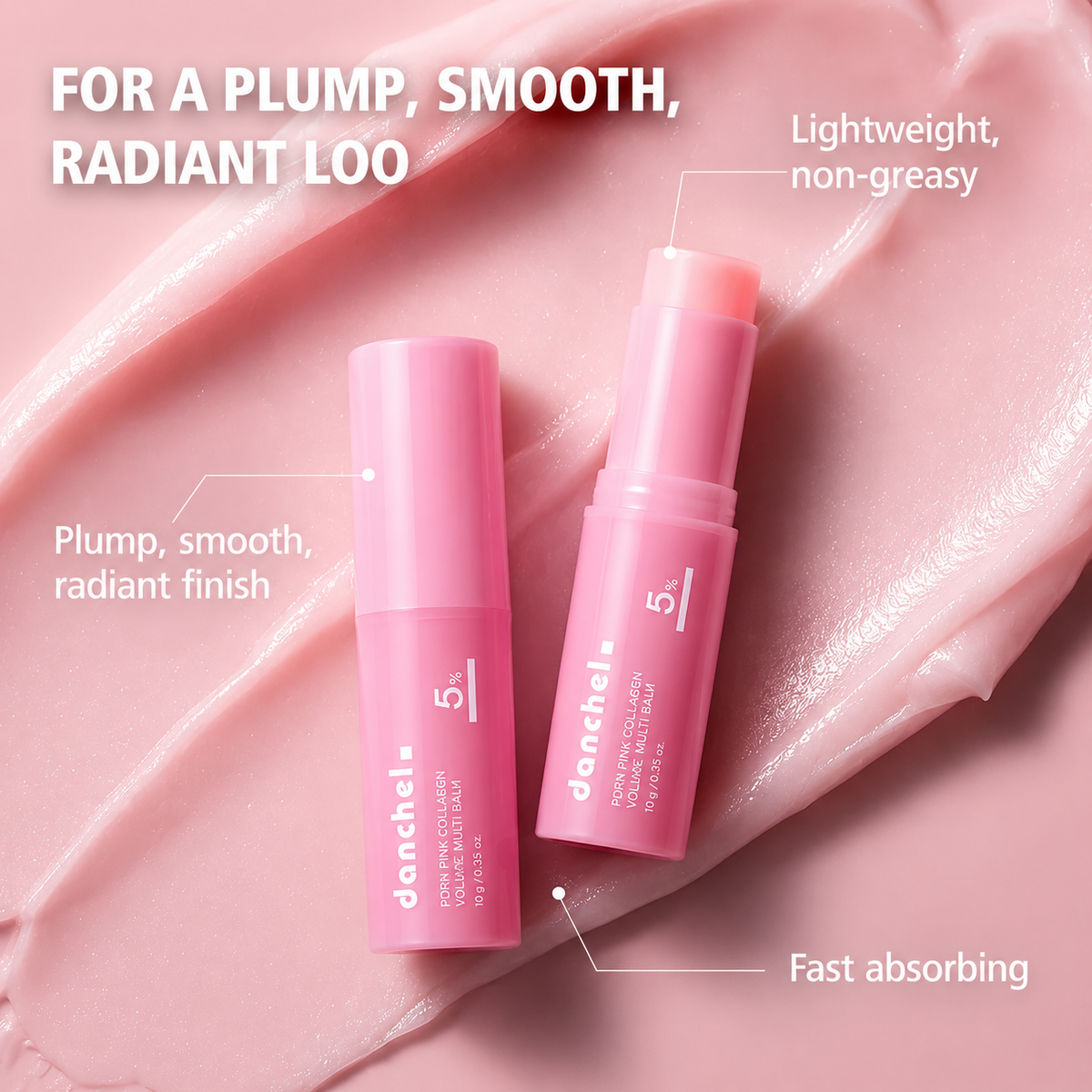 Danchel Radiant Glow - Collagen Multi Balm Stick