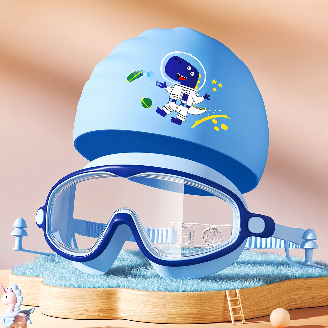 Vibrant Kids Swim Goggles