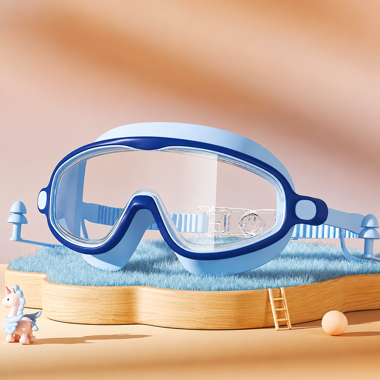 Vibrant Kids Swim Goggles