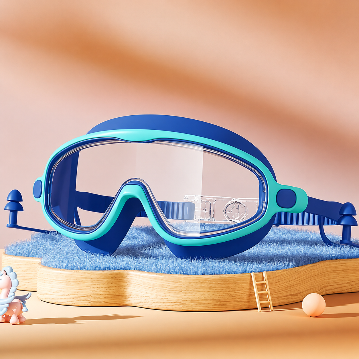 Vibrant Kids Swim Goggles